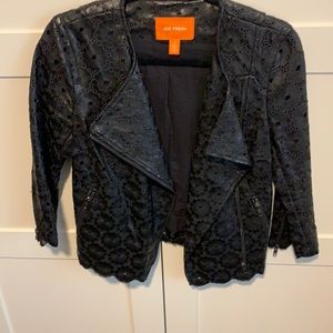 Vegan leather look Moto style jacket